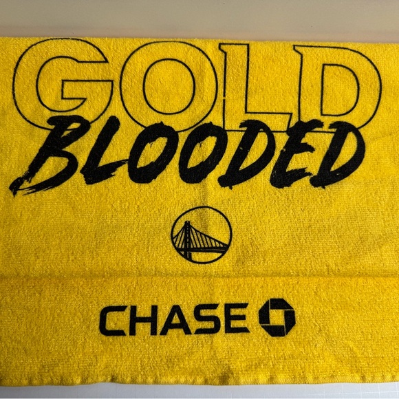 Golden State Warriors GOLD BLOODED Rally Towel - Picture 2 of 6